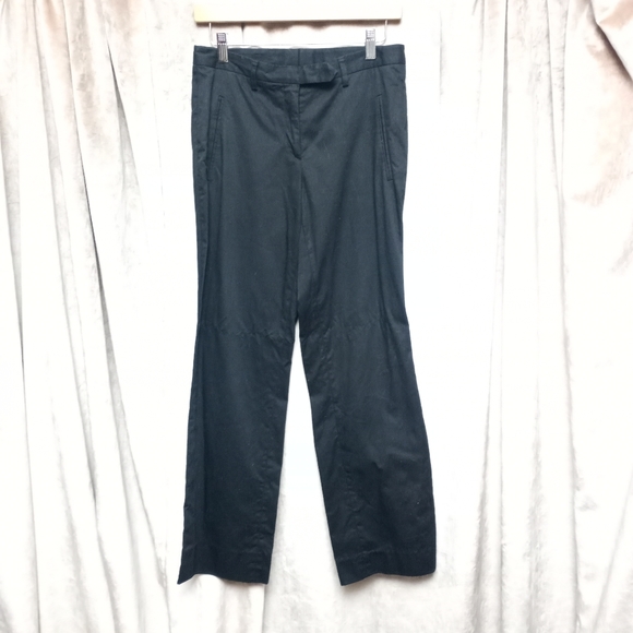 CNC Costume National Pants - Final Sale - COSTUME NATIONAL Black Cotton Straight Leg Pants
